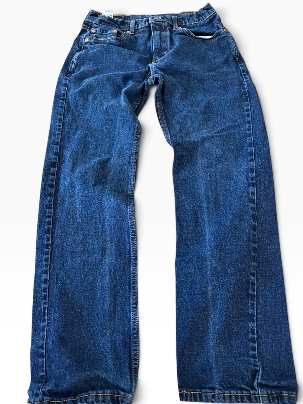 Levi's Men’s Dark Blue 505 Straight Jeans